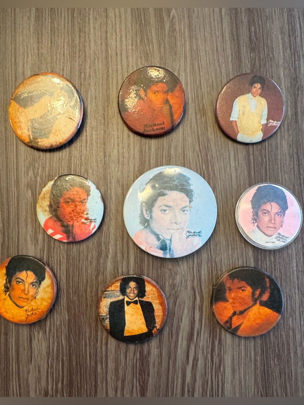 Lot of Vintage Michael Jackson Pins